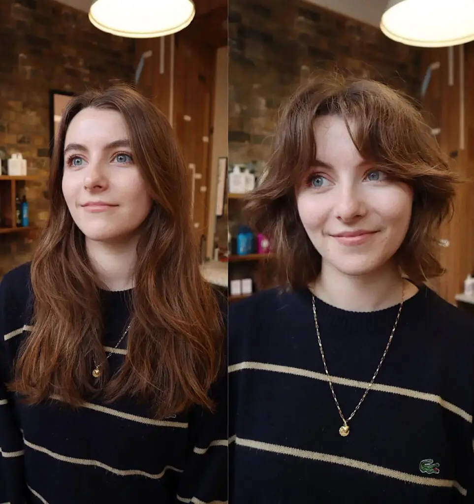 Dramatic Transformation: Long Hair to Short Wolf Haircut Styles