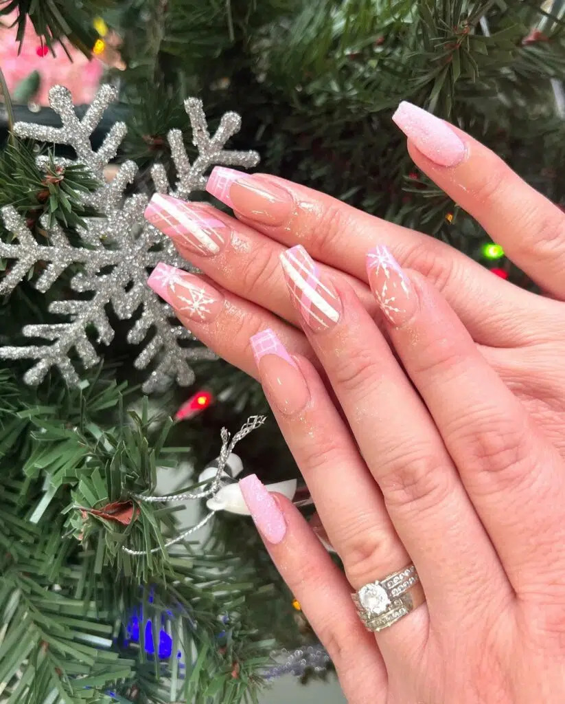 Sweet Candy Pink Bliss: Festive Nail Art Ideas