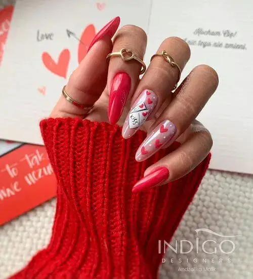 Romantic Red Valentine's Day Nail Ideas [2024] for a Hot and Trendy Look