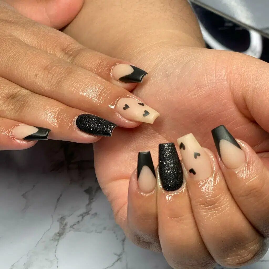 37+ Black Valentines Nails That Turn Heads 2024