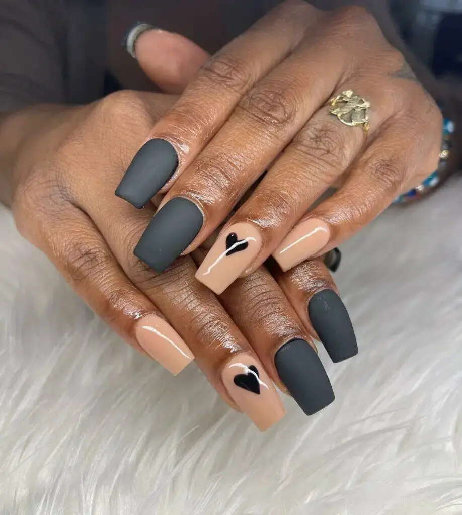 37+ Black Valentines Nails That Turn Heads 2024