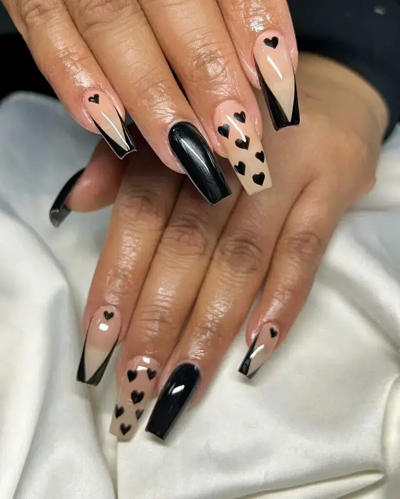 37+ Black Valentines Nails That Turn Heads 2024