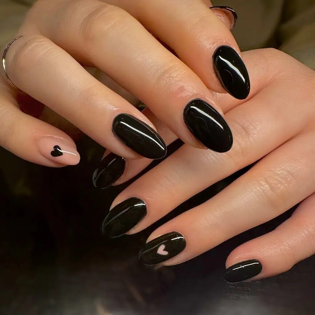 37+ Black Valentines Nails That Turn Heads 2024