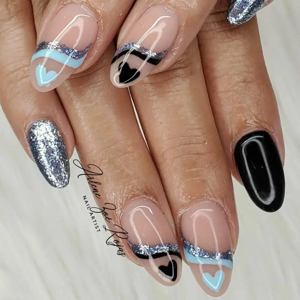 37+ Black Valentines Nails That Turn Heads 2024