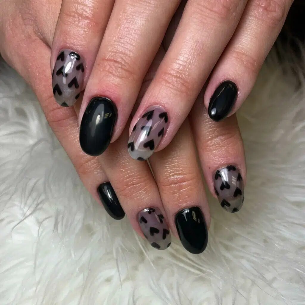 37+ Black Valentines Nails That Turn Heads 2024