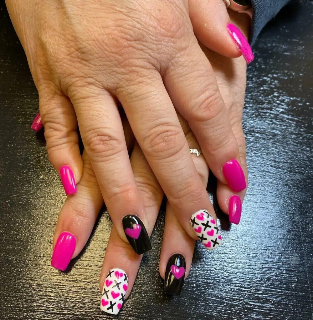 37+ Black Valentines Nails That Turn Heads 2024