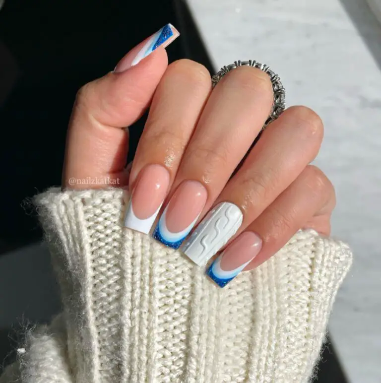 Nailz Kat Kat's Sweater Weather Blues: Cozy Winter Style