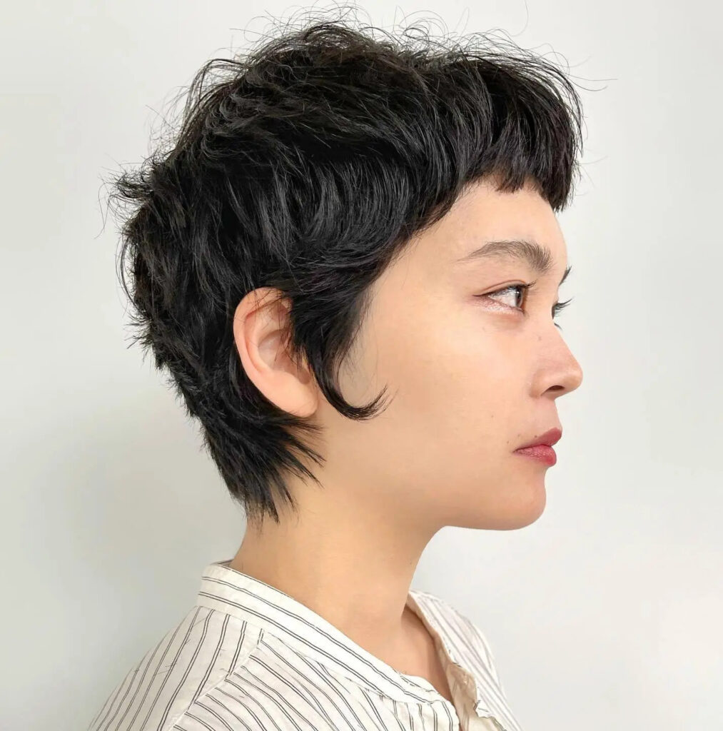 Textured Pixie: Short and Chic with Baby Bangs