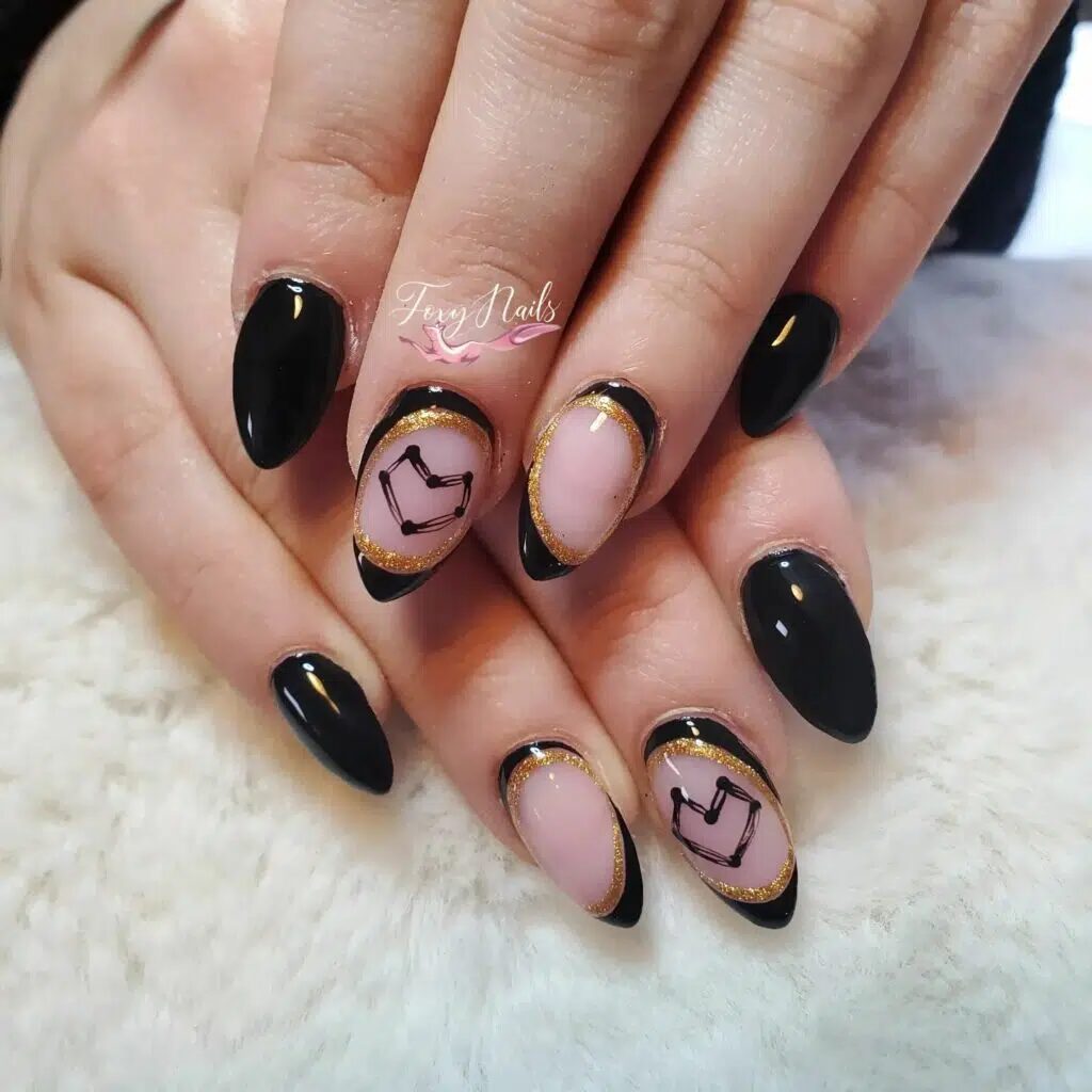 37+ Black Valentines Nails That Turn Heads 2024