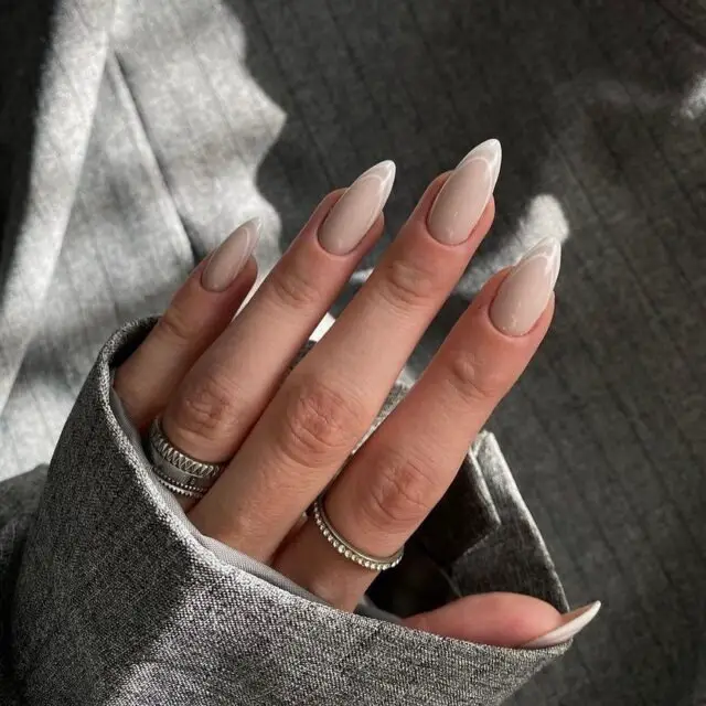 45+ Stunning January Nail ideas 2024: Perfect Nude Nails by B Beauty Of Nail – Timeless Elegance