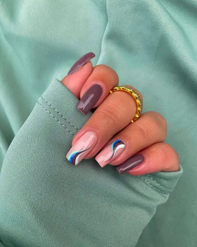 Hints of Blue Nail Art by Nicole – Subtle and Stylish Designs