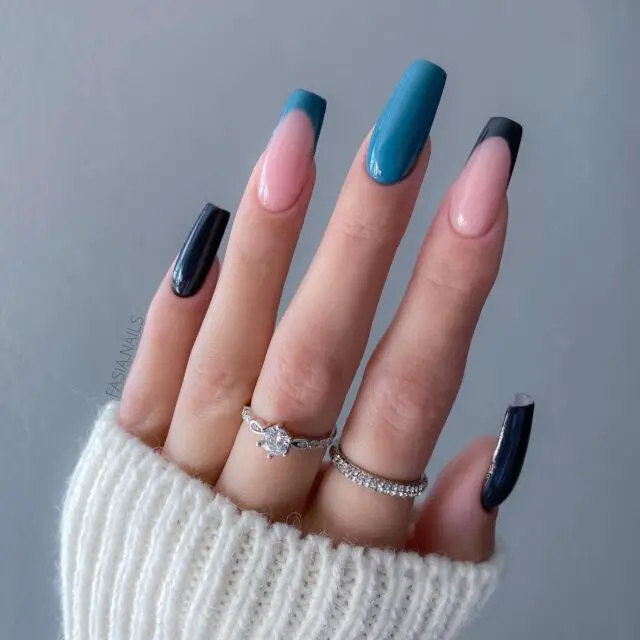 Dark January Hues Nails by Faustyna – Bold and Dramatic Colors