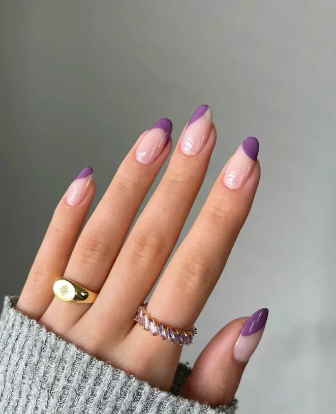 Moody Purple Nails by Sarah – Regal and Trendy Nail Art