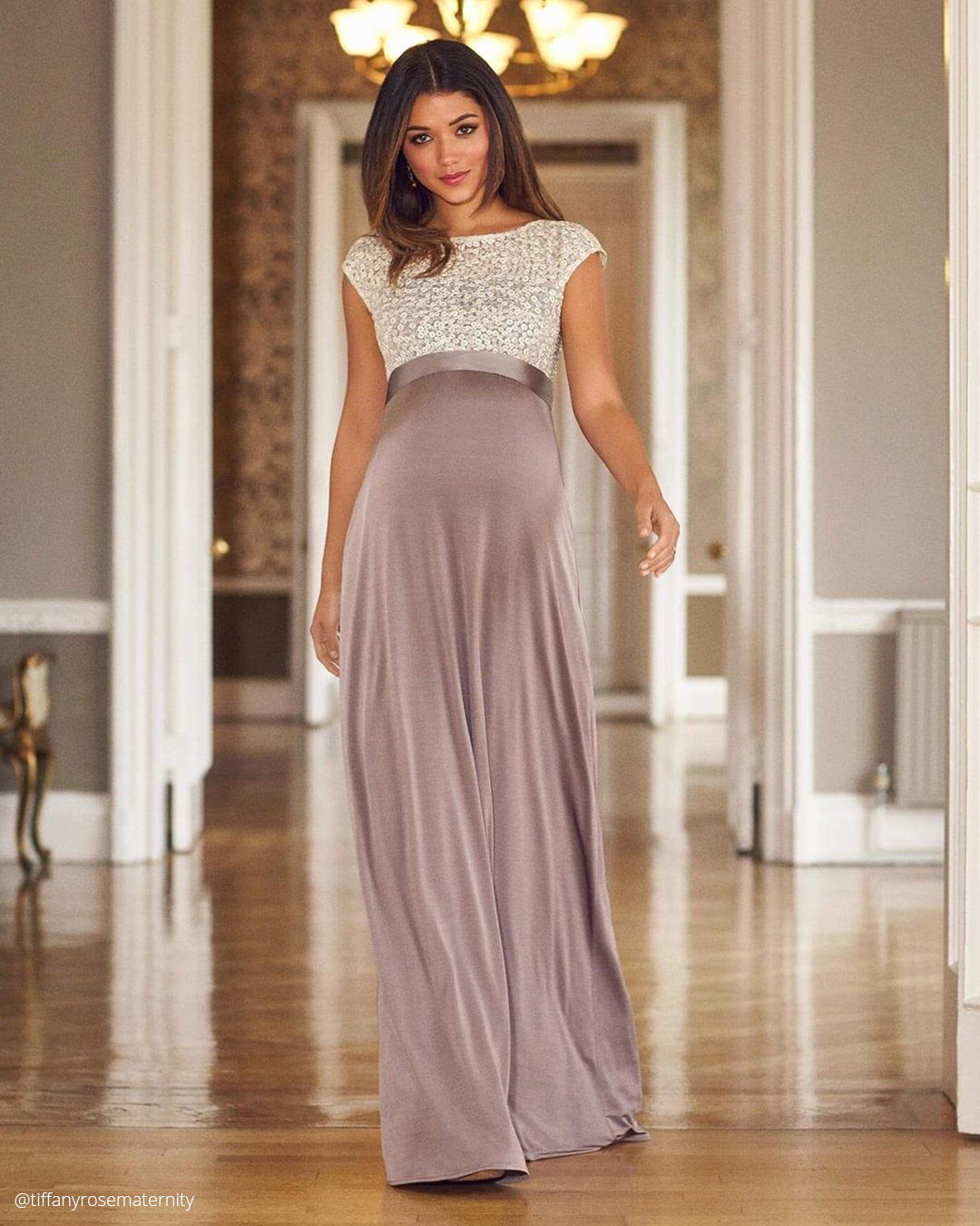 wedding guest outfit lace top long for maternity tiffanyrosematernity