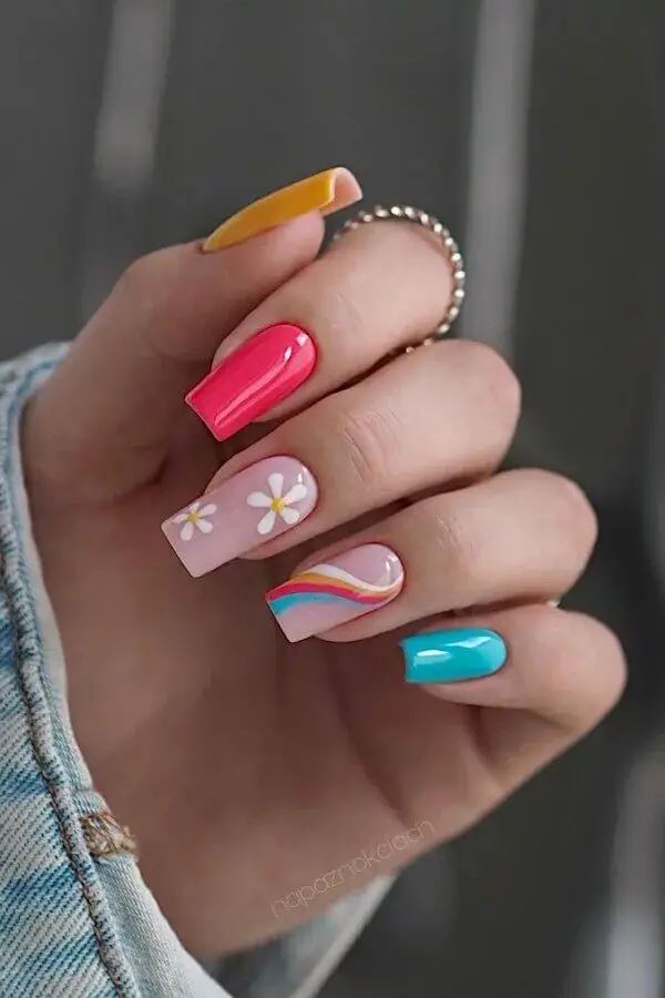 Spring Nail Ideas - Try These Stunning Floral Spring Nail Ideas for a Vibrant Spring Look