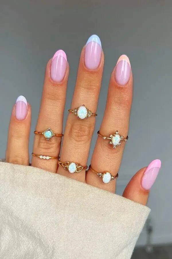 Spring Nail Ideas - Step into Spring with a French Manicure Spring Nail Ideas