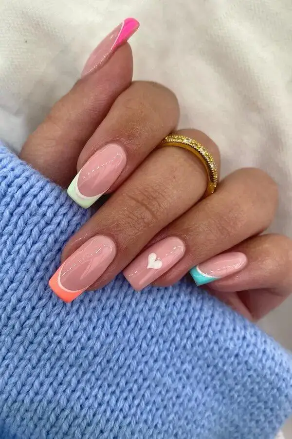 Spring Nail Ideas - Step into Spring with a French Manicure Spring Nail Ideas