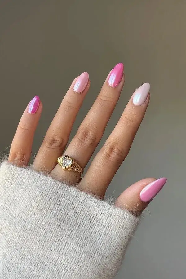 Spring Nail Ideas - Shine Bright with These Stylish Chrome Nail Designs for Spring