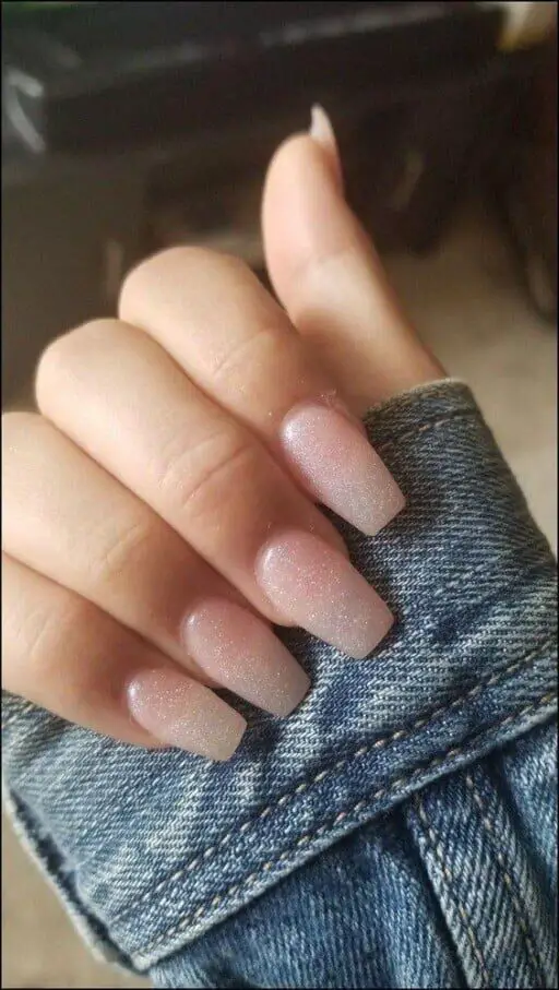 February Nail Ideas - Naturally Shimmering Finish