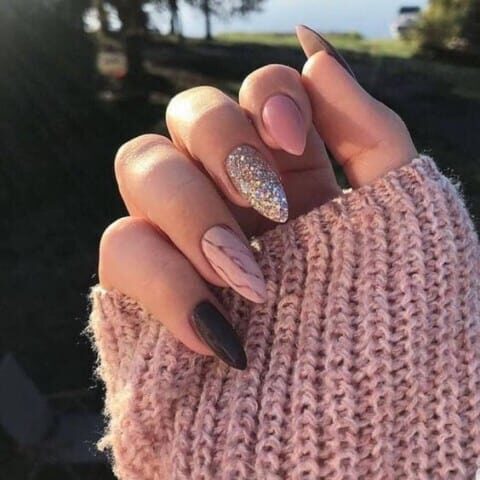 Eclectic February Nail Ideas