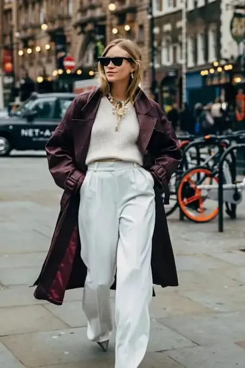 Pure Sophistication: Chic Outfits with White Wide Leg Trousers