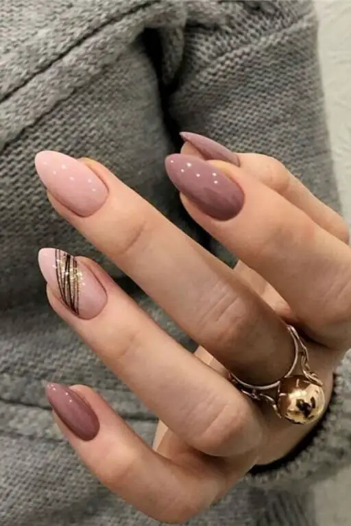 February Nail Ideas - Muted Mauve Sophistication