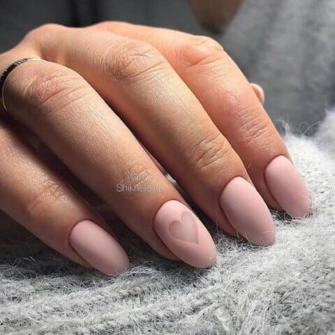 February Nail Ideas - Soft Matte Finish Elegance