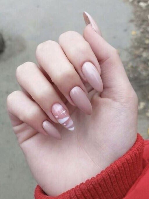 February Nail Ideas - Heavenly Pastel Elegance