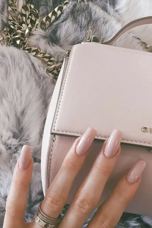 February Nail Ideas - Effortless Class with Muted Pink Polish