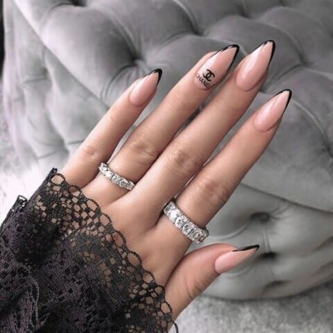 February Nail Ideas - Classy Luxe with Chanel-themed Nails