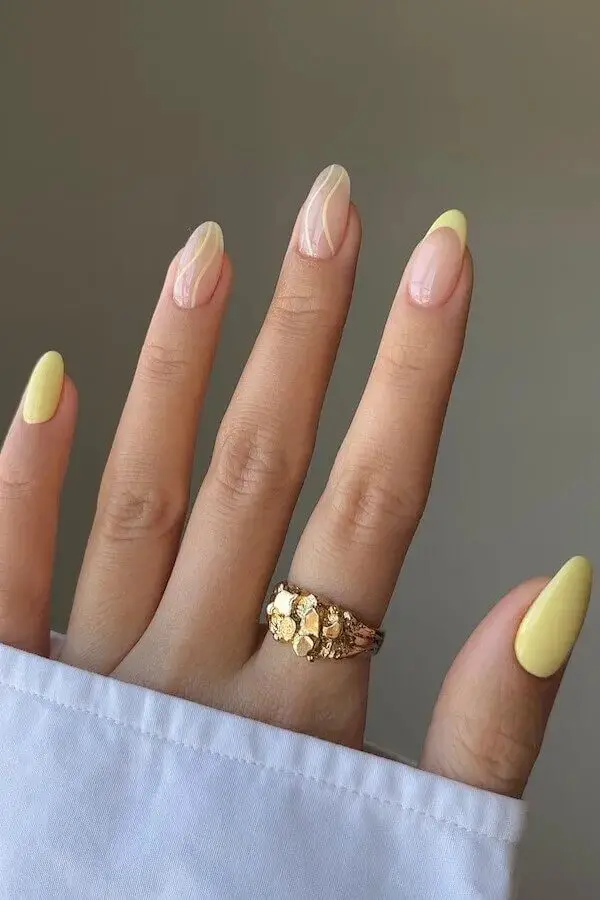 Spring Nail Ideas - Sunshine on Your Fingertips: Embrace Spring with Gorgeous Yellow Nails