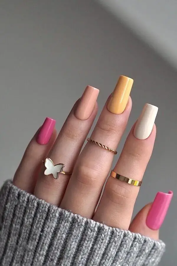 Spring Nail Ideas - Explore the Latest Trends in Coffin Nail Art for a Fashionable Spring