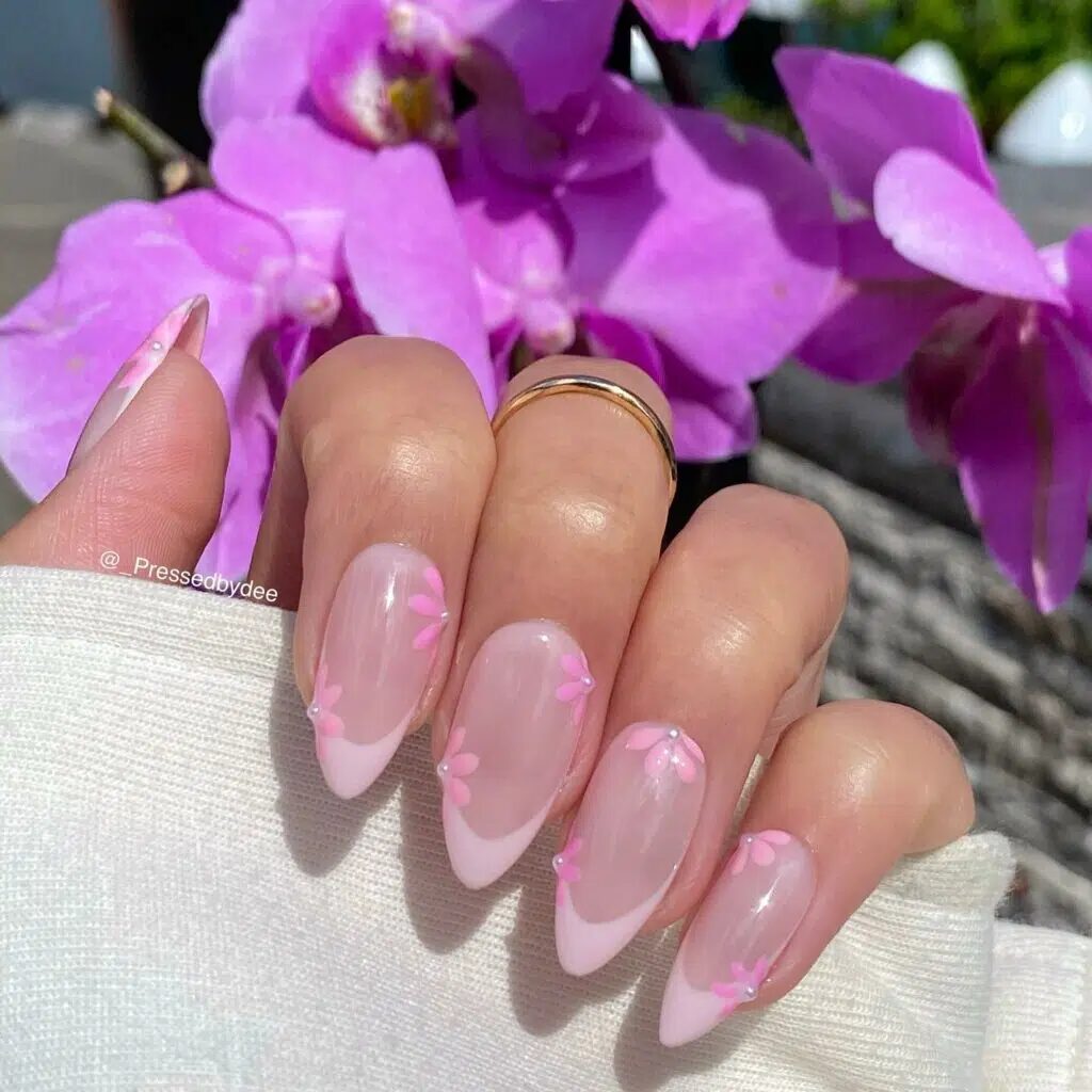 Explore 33+ Adorable Spring French Nails for 2024