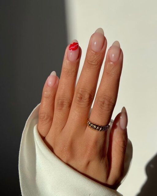 Iram's February Kiss: Romantic and Chic Nail Inspiration