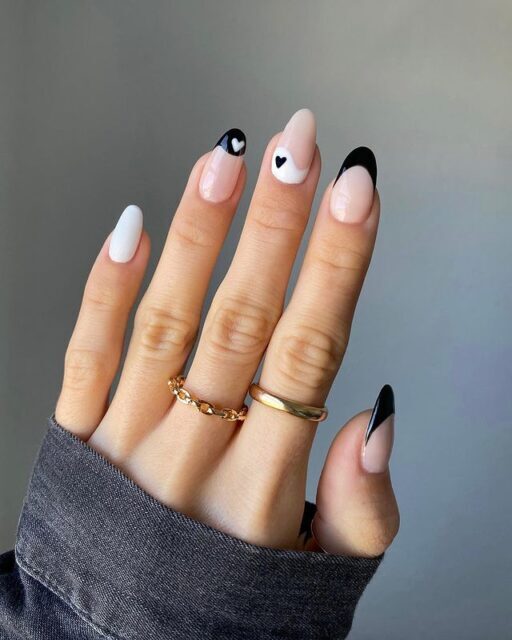 Syd's Yin Yang Valentines: Creative February Nail Art