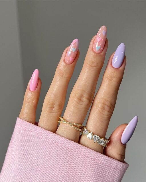 The Hot Blend's Pastel Love: Romantic February Nail Ideas