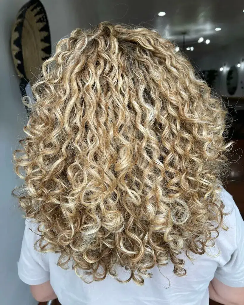 33 Sizzling Concepts for Blonde Balayage on Dark Curly Hair