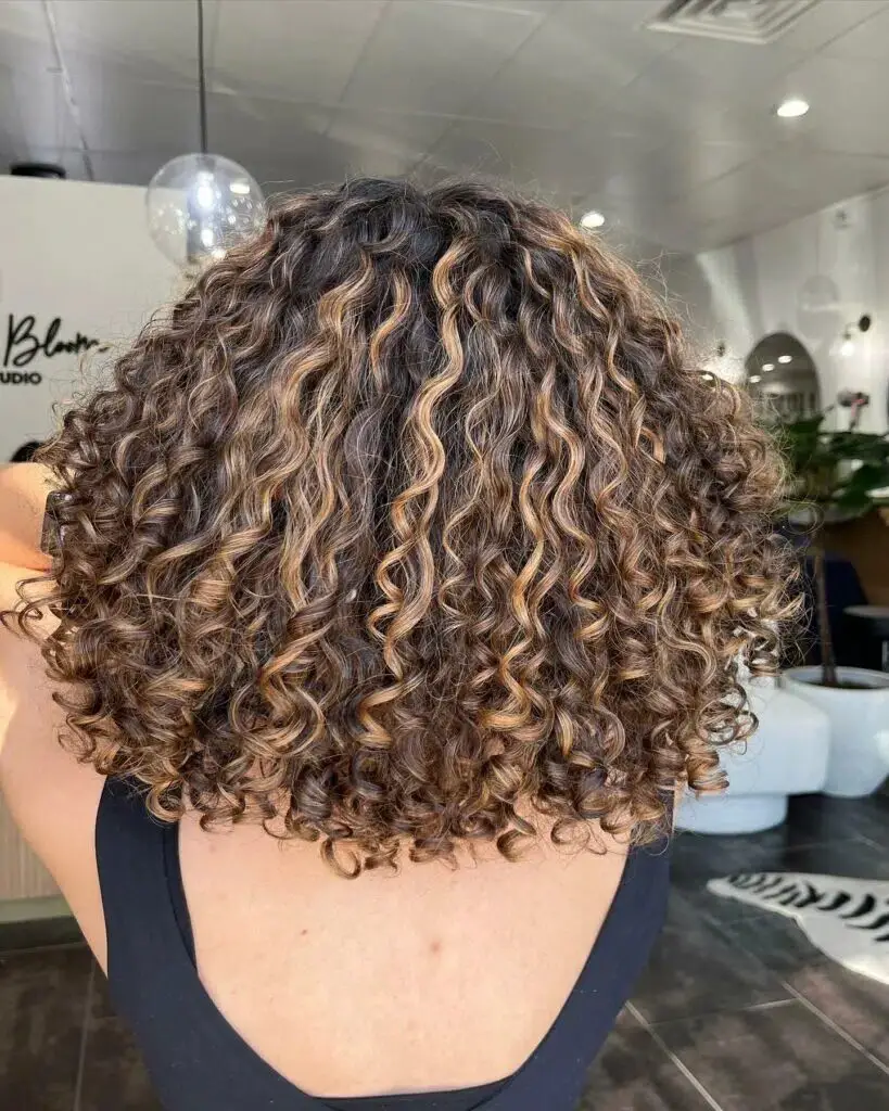 33 Sizzling Concepts for Blonde Balayage on Dark Curly Hair