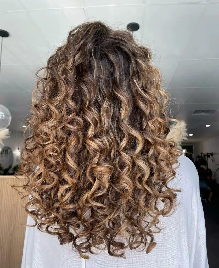 33 Sizzling Concepts for Blonde Balayage on Dark Curly Hair