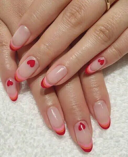 February Nail Ideas - February Nail Ideas: Dainty Love Twist