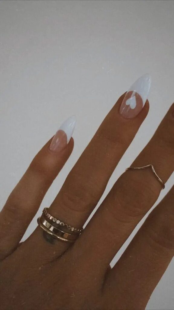 February Nail Ideas - Classy White Elegance