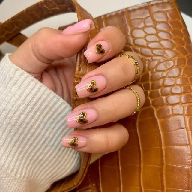 Chloe's Cute Tort Hearts: Whimsical Nail Ideas for February