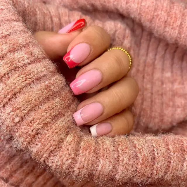 Chloe's Pink to Red: Transitioning Nail Ideas for February