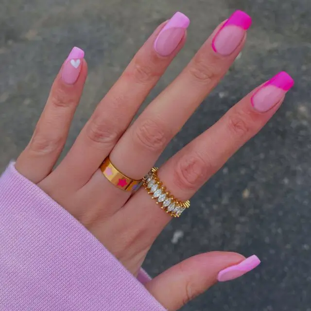 Shikha's Just Pink: Simple and Elegant Nail Ideas for February