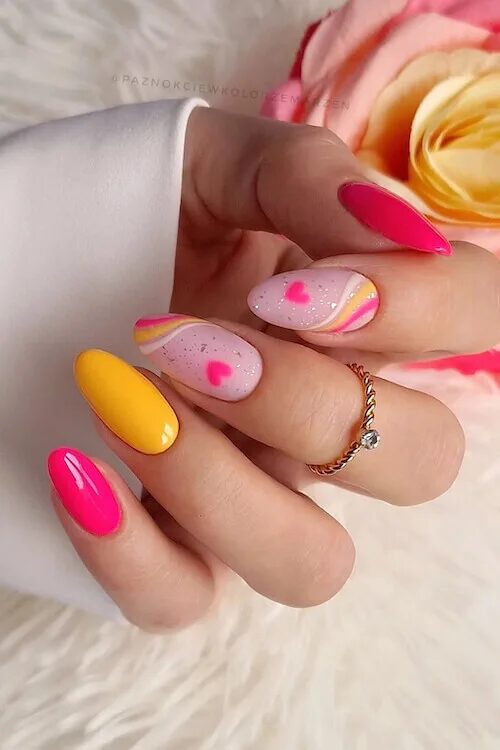 45 Easy Valentines Day Nails Ideas: Adorable Heart Nails: Cute Ideas for a Sweet Valentine's Look