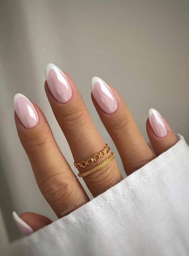 Valentine’s Day Nails | Chrome French Manicure Ideas for a Romantic Valentine’s Day