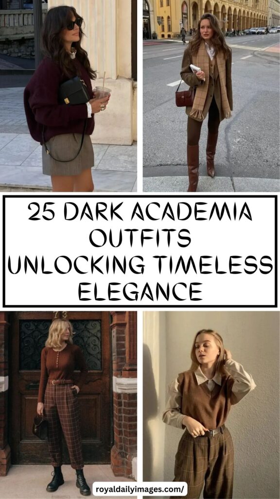 Unlocking Timeless Elegance: 25 Dark Academia Outfits