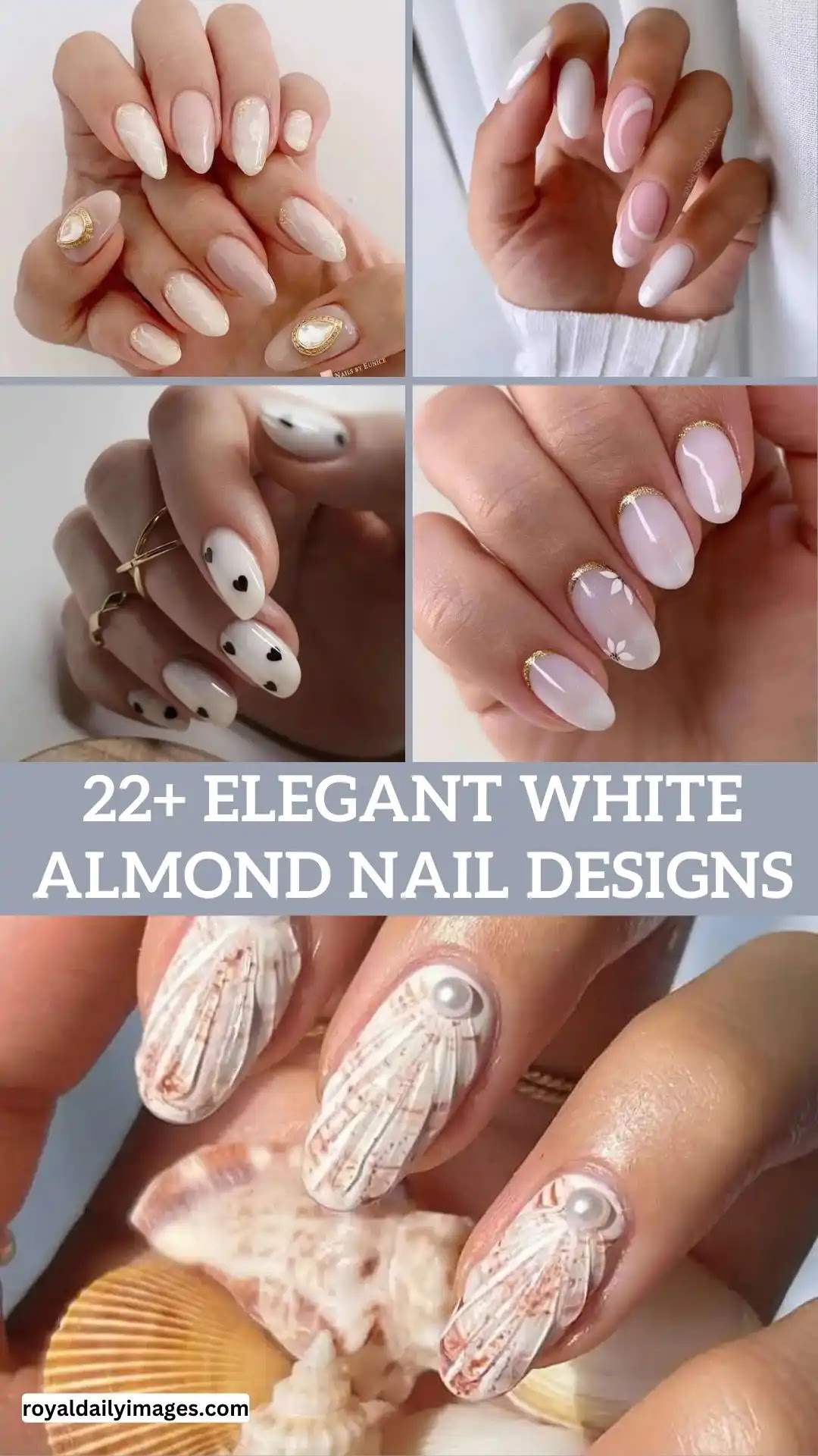 Discover 22+ Elegant White Almond Nail Designs You'll Adore