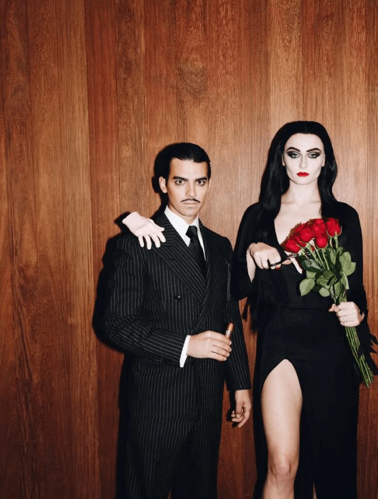 Gomez and Morticia Couples Halloween Costume