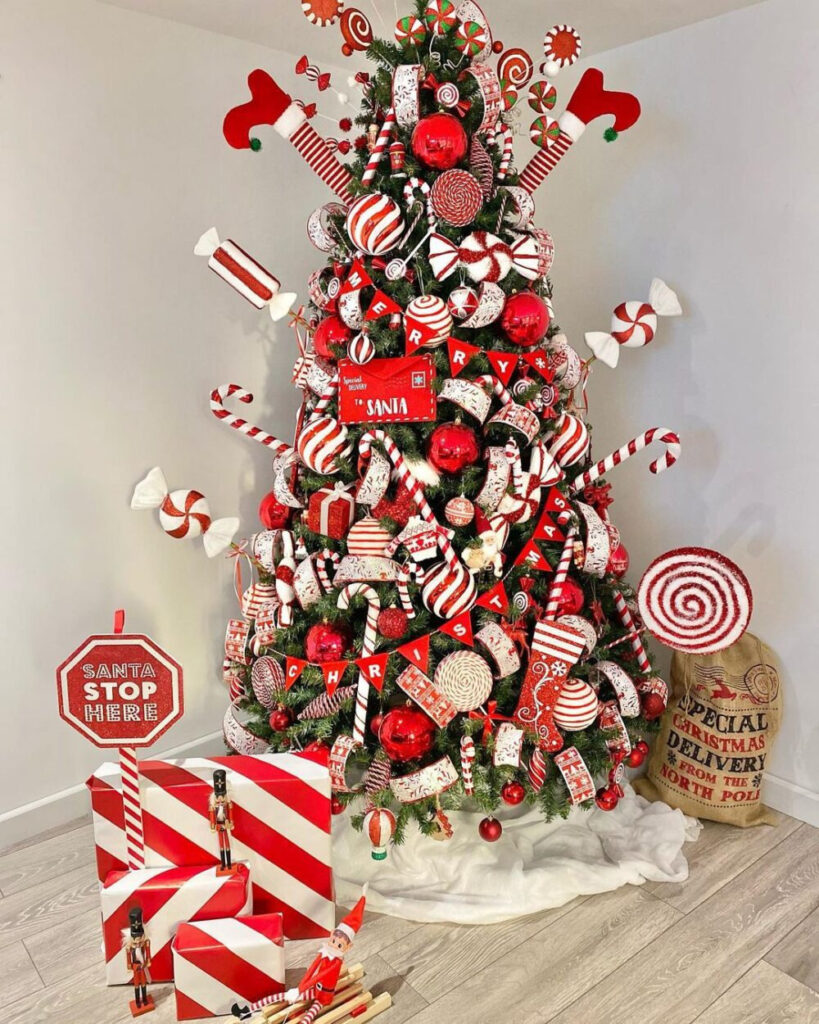 Sweeten Your Holiday: Creative Candy Cane Christmas Tree Ideas